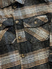 Marissa Plaid Shacket - Black/Cream