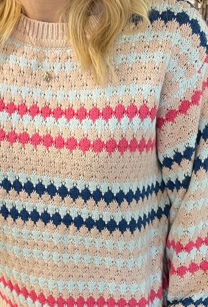 Makelsie Open-Knit Sweater