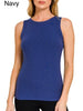 Callie Ribbed Tank - Multi