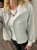 Belle Scuba Zip Jacket - Grey