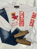 Let's Go Cyclones Crewneck - Gray