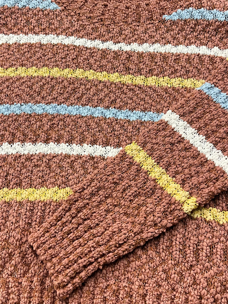 Rilee Striped Sweater Marsala/Multi