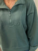 Zoey 1/4 Zip Pullover - Forest