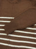 Rayna Striped Sweater Brown/Cream