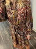 Paisley Tied Dress