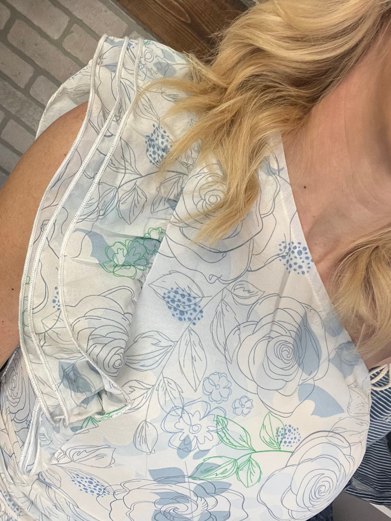 Harper One Shoulder Floral Dress