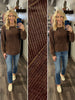Tracy Chenille Sweater - Chocolate