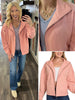 Tinlee Scuba Full-Zip Jacket - Dusty Rose