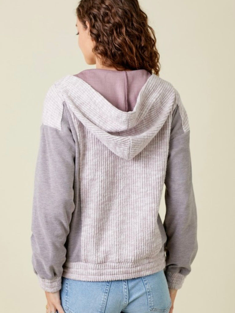 Lorna Brushed Knit Hoodie