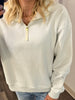 Sam Gold Accent Quarter Zip - Cream