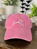 Jess Pink Bow Hat
