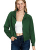 Felicity Scuba Full Zip - Dark Green