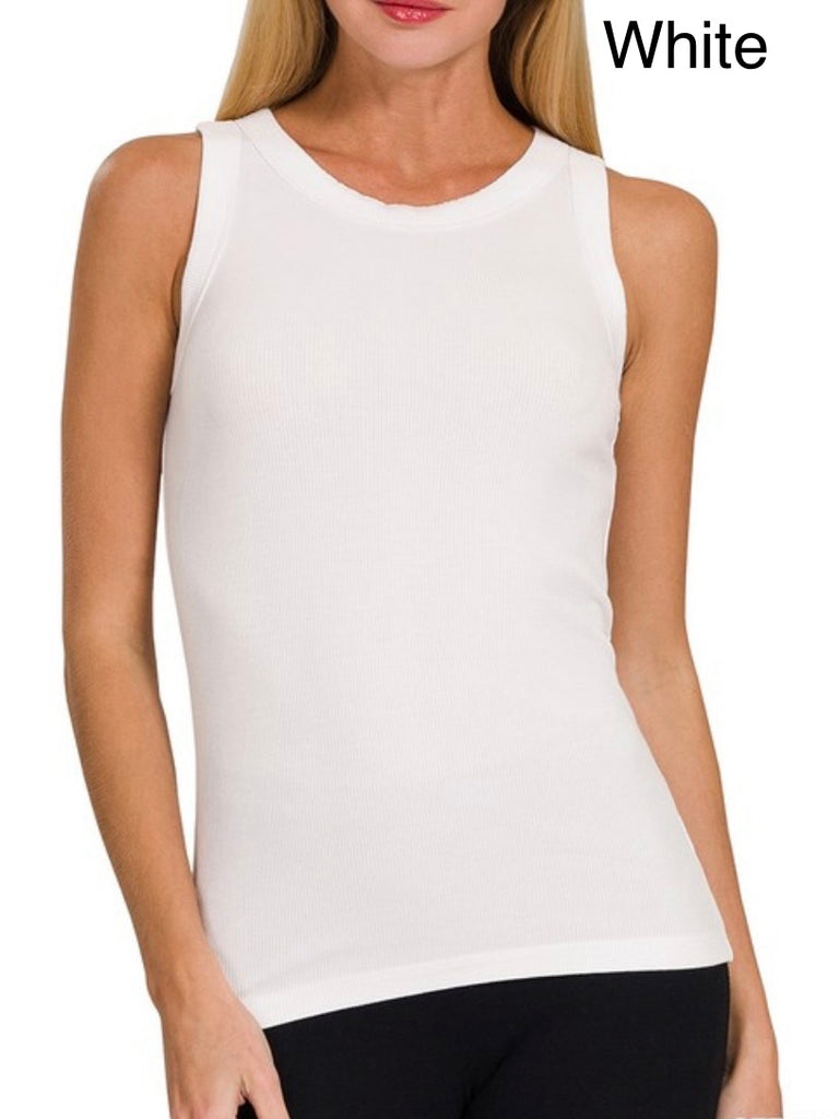 Callie Ribbed Tank - Multi