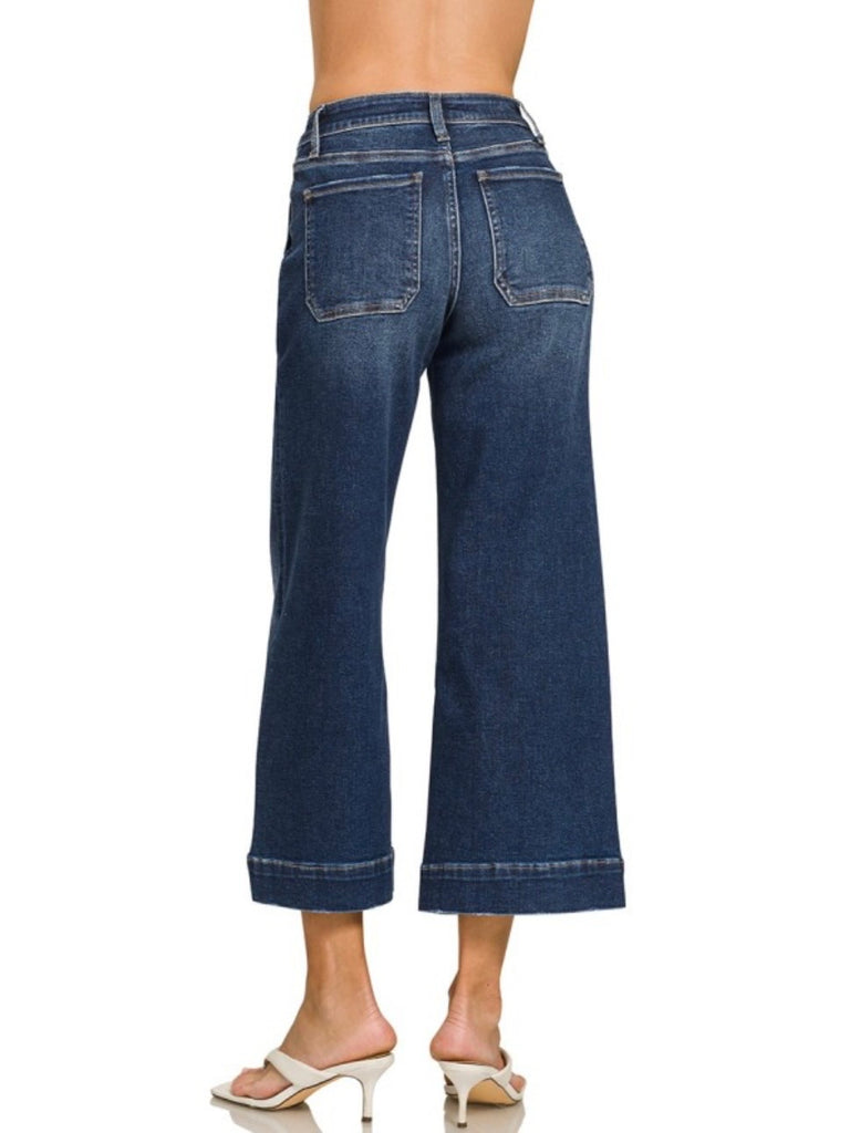 Willma Wide Leg Cropped Jeans