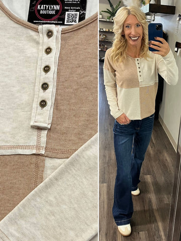 Mindy Ribbed 1/4 Zip - Green