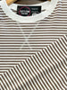Melanie Striped Crewneck - Mocha/Ivory