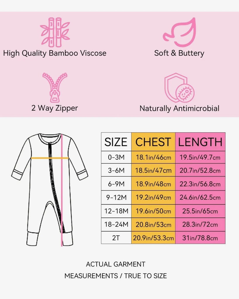 Reese Bamboo Zippy Romper - Bright Blooms