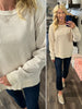 Selma Oversized Crewneck - Cream
