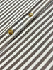 Kiera Striped Button Up - Mocha