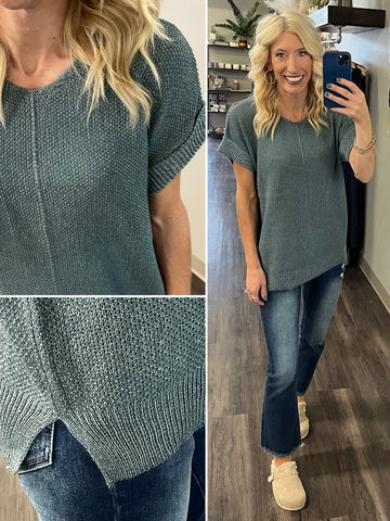Louise Mid Rise Crop Skinny