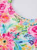 Stella Floral Dress with Layered Tiers