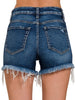 Raya Dark Wash High Rise Short