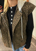 Tay Leopard Vest with Hood