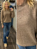Courtney Speckle Knit Sweater - Mocha