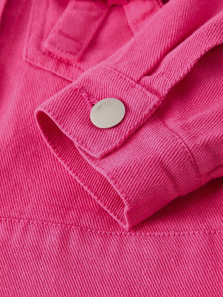 Sandi Hot Pink Denim Jacket - KIDS
