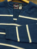 Trinity V-Neck Sweater - Navy/Ivory
