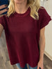 Elodie Knitted Top - Berry
