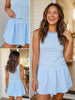 Myla Striped Set - Light Blue