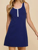 Gretta Athletic Dress - Navy