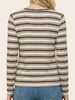 Gemma Striped Long Sleeve - Mocha