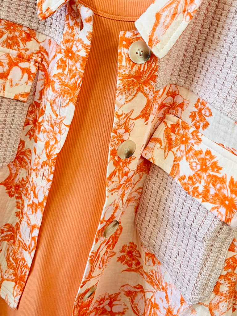 Braylee Floral Cropped Jacket