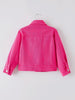 Sandi Hot Pink Denim Jacket - KIDS