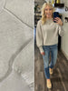 Margo Puff Sleeve Sweater - Latte