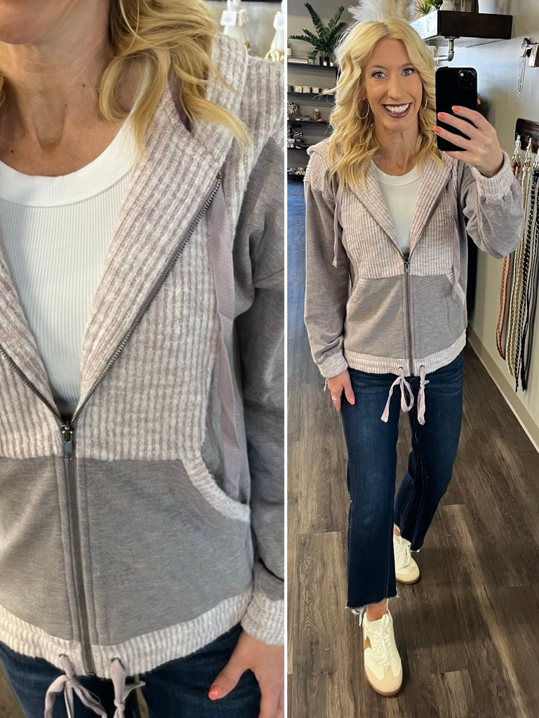 Lorna Brushed Knit Hoodie