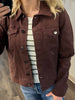 Brinlee Mocha Denim Jacket