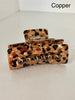 Leopard Print Claw Clips - Multi