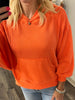 Ottilie Ribbed Sweatshirt Orange