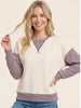 Hanna Contrast Long Sleeve - Plum