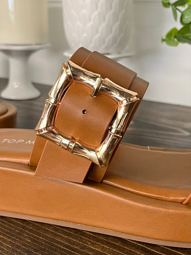 Raya Platform Sandals - Camel