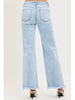 Holly Mid-Rise Light-Wash Straight Denim