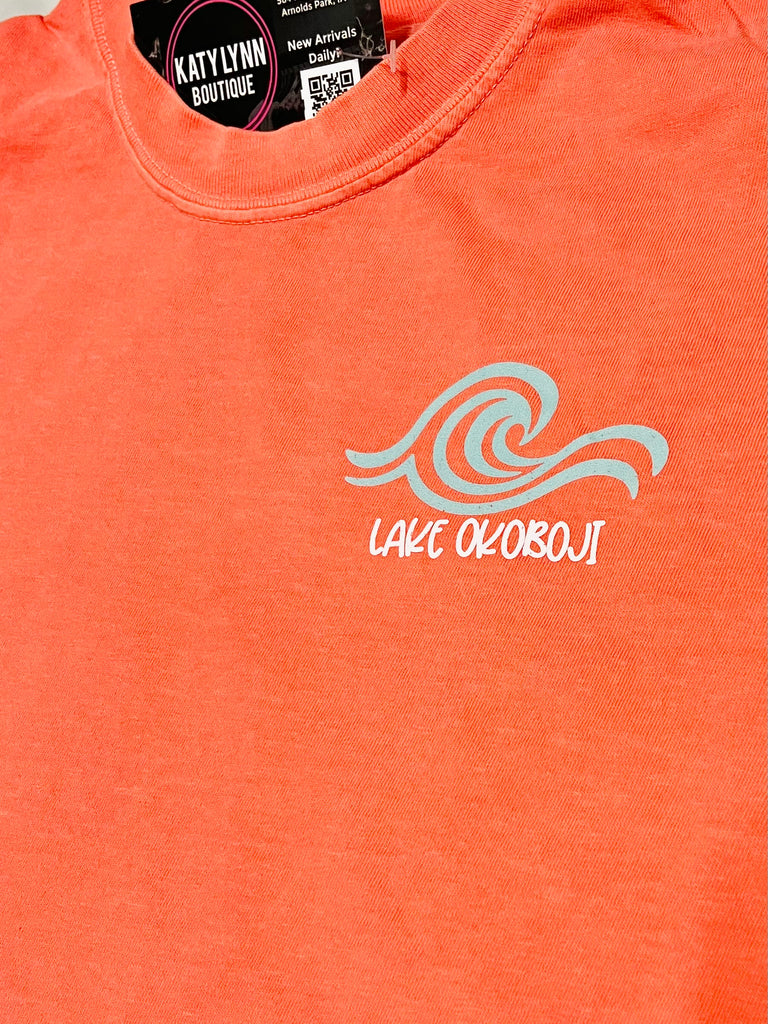 Celeste "Take Me To The Lake" Tee - Orange