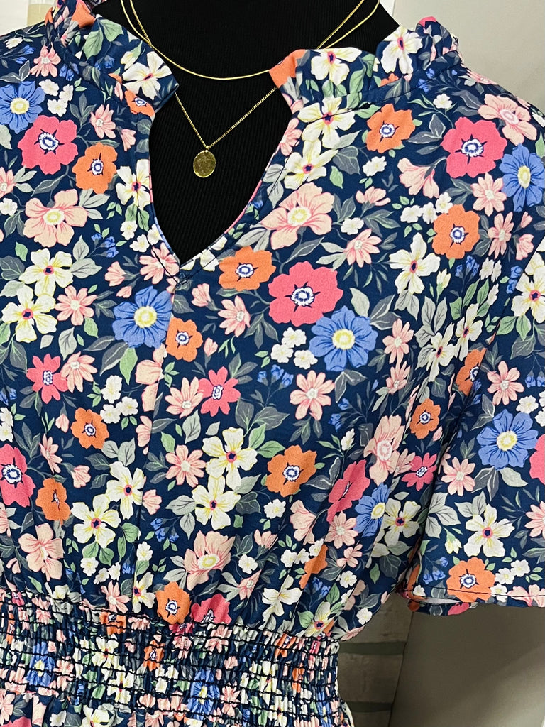Desi Smocked Waist Dress