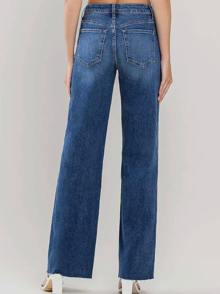 Christie High-Rise Raw Hem