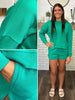 Izzy Sweatshirt and Short Set - Green