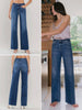 Christie High-Rise Raw Hem