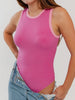 Jacci Ribbed Bodysuit - Pink/Light Pink